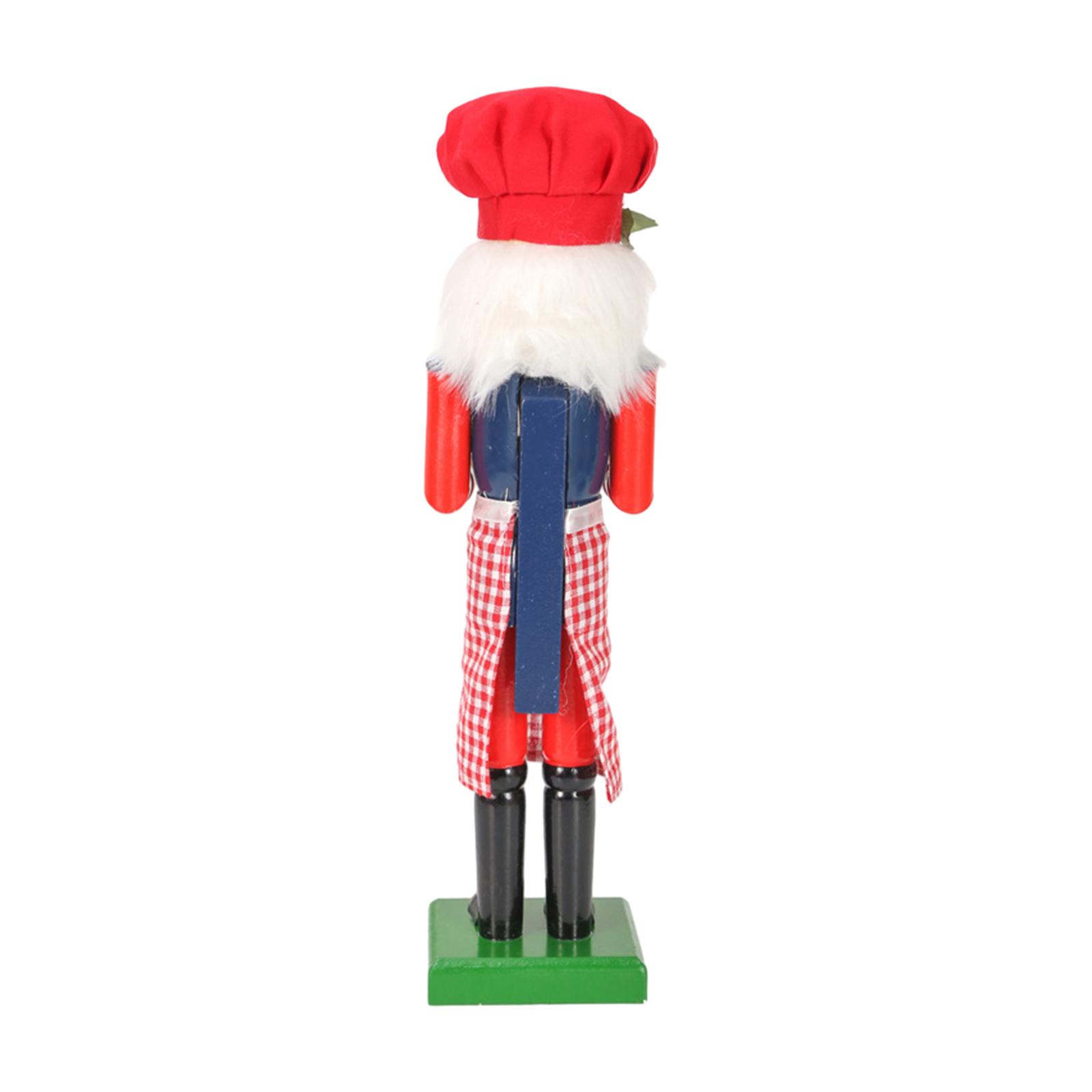 Nutcracker Figurine - Ornamen Pemecah Kacang Kayu 36 cm,