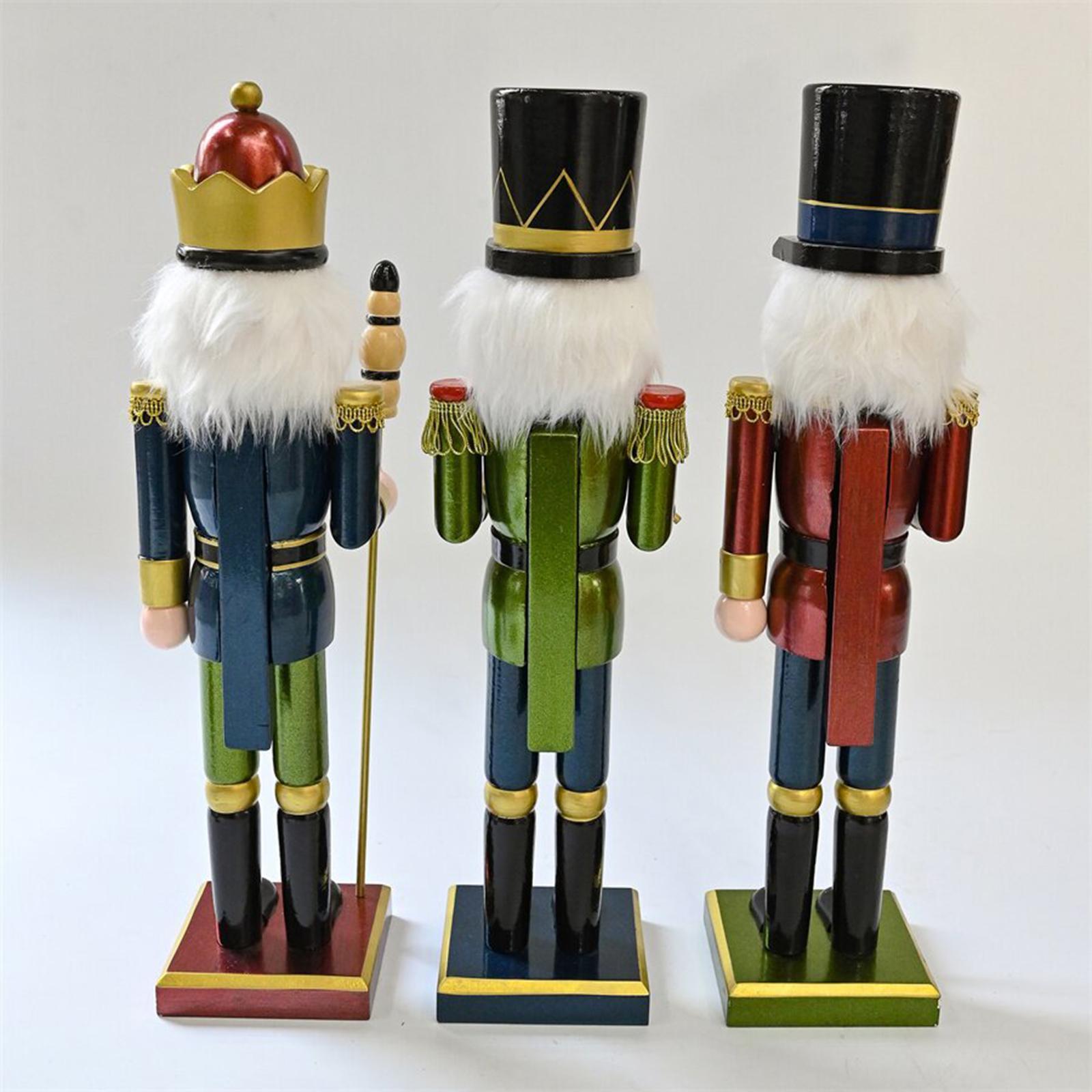 Nutcracker Figurine - Figurin Pemecah Kacang Kayu Dekoratif untuk