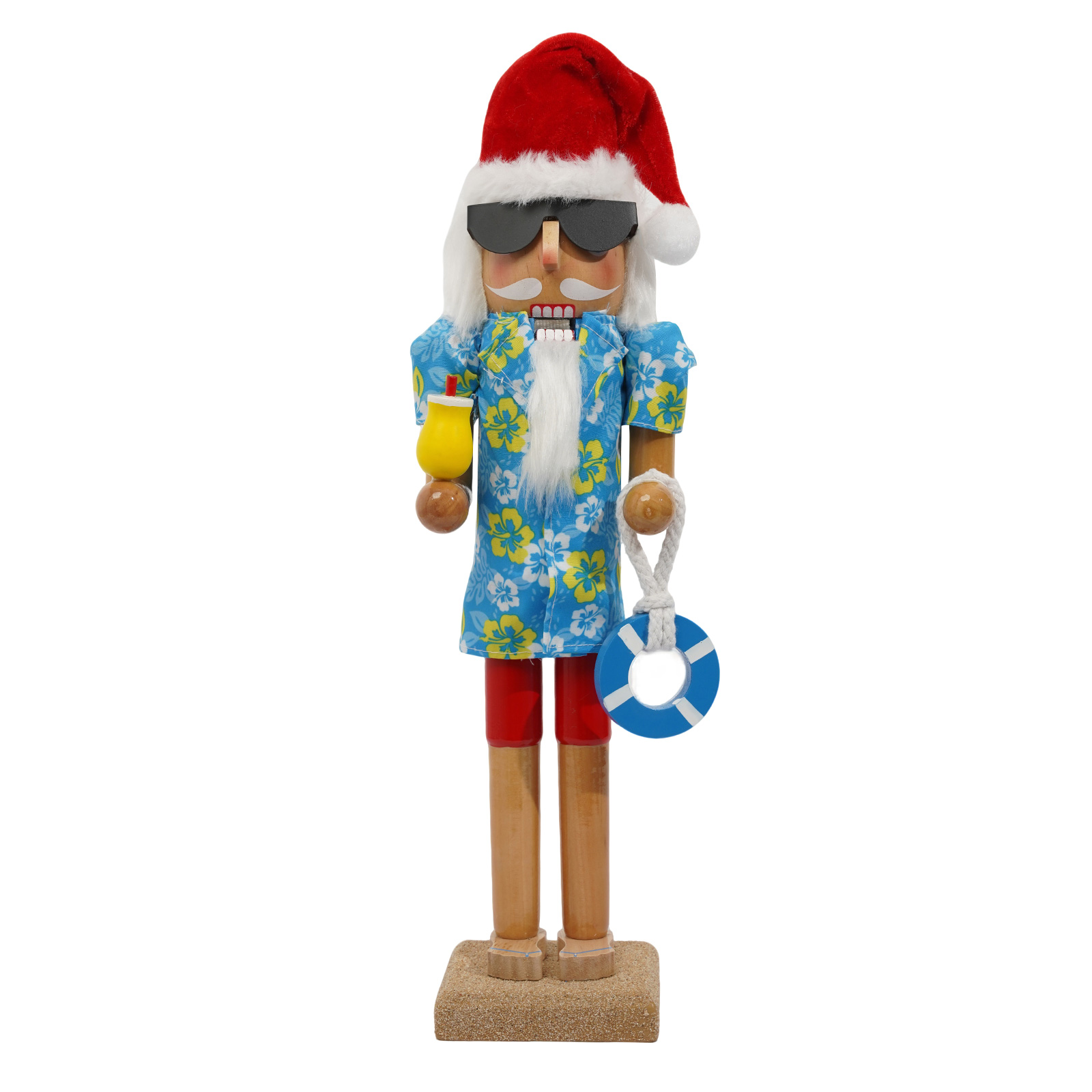 Nutcracker Figurine - Dekorasi Pecah Kacang Kayu Berukuran 14