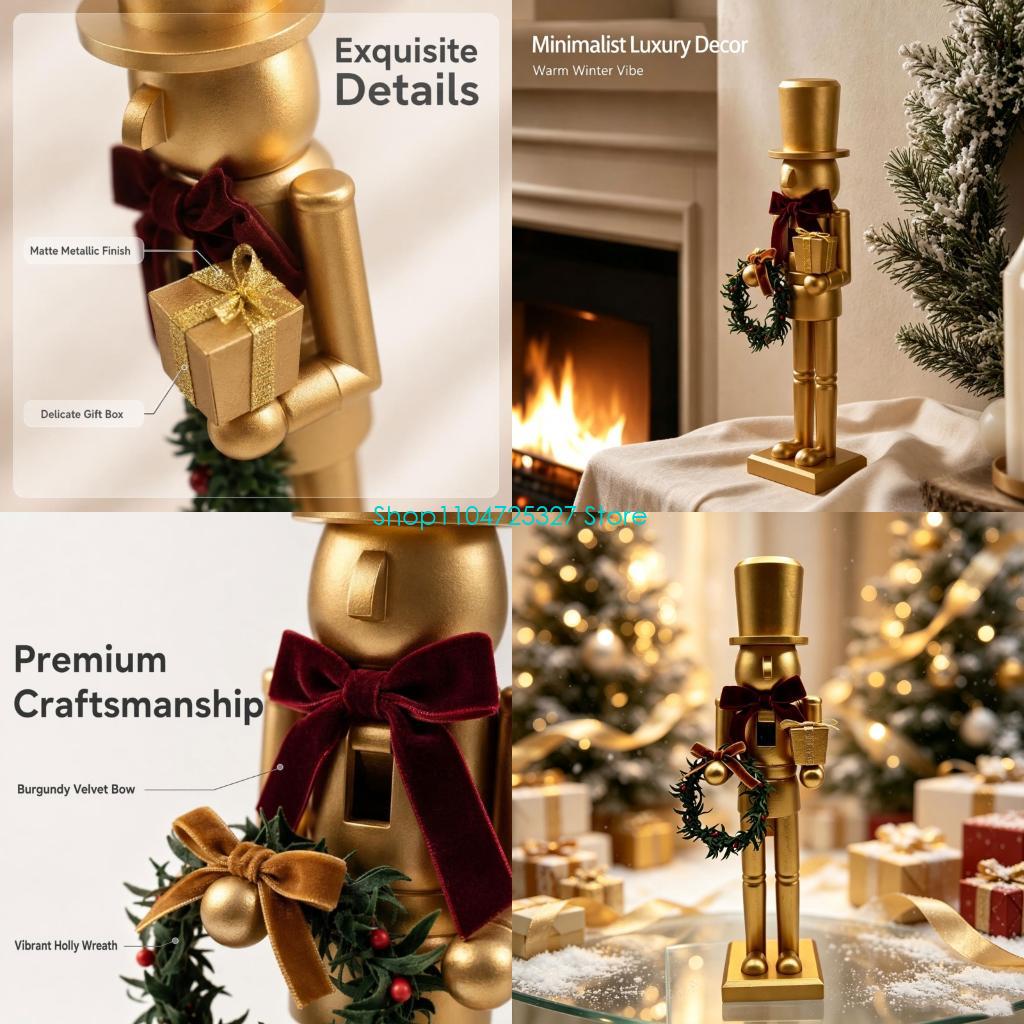 D8KF Patung Pemecah Kacang Mej - Nutcracker Figurine ulasan dan harga