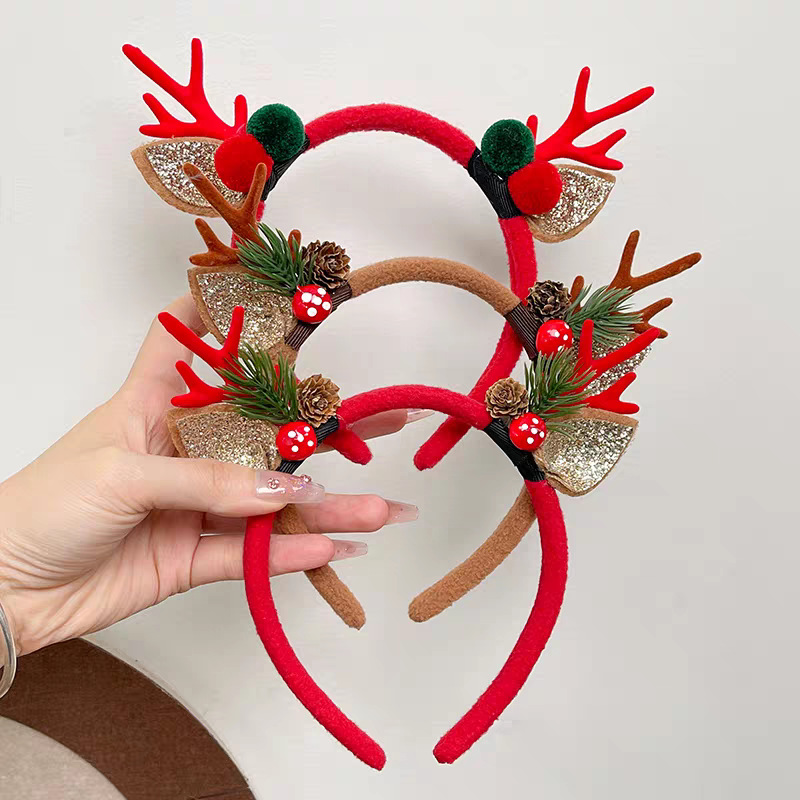 Bando Natal Berbentuk Tanduk R - Reindeer Antlers Headband ulasan dan harga
