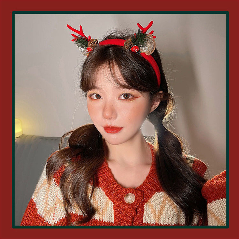 Bando Natal Berbentuk Tanduk R - Reindeer Antlers Headband ulasan dan harga