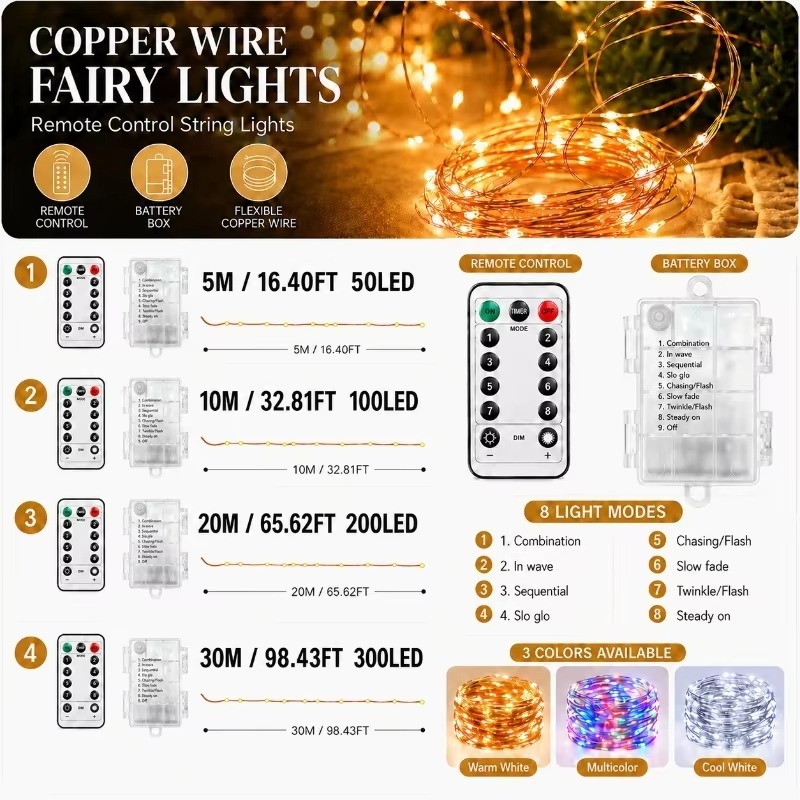 Lampu Hias LED Romantis dengan - Led Fairy String Lights ulasan dan harga