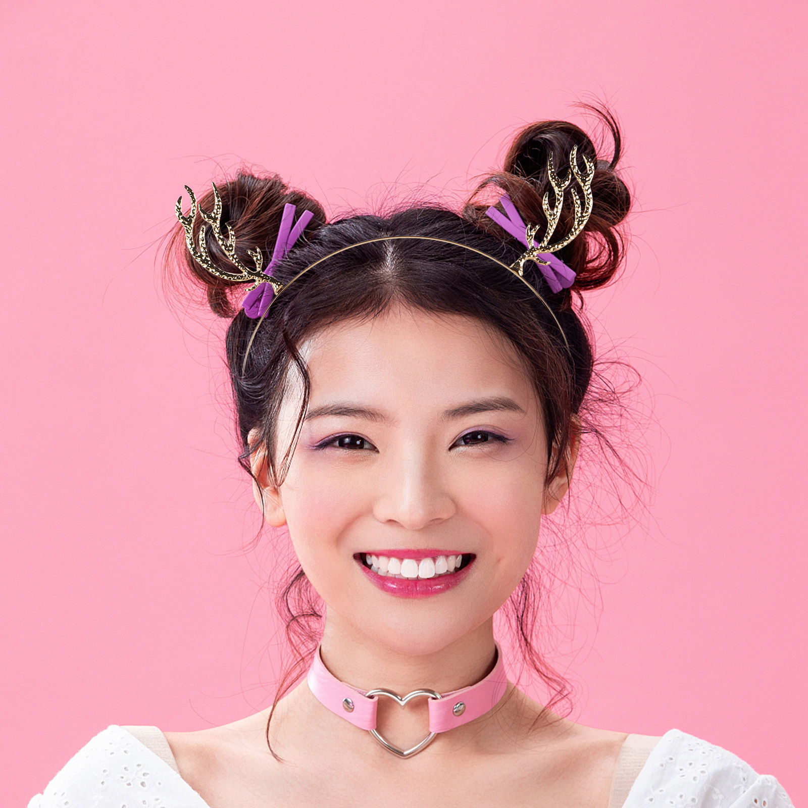 Bando Kostum Natal, Hiasan Rus - Reindeer Antlers Headband ulasan dan harga