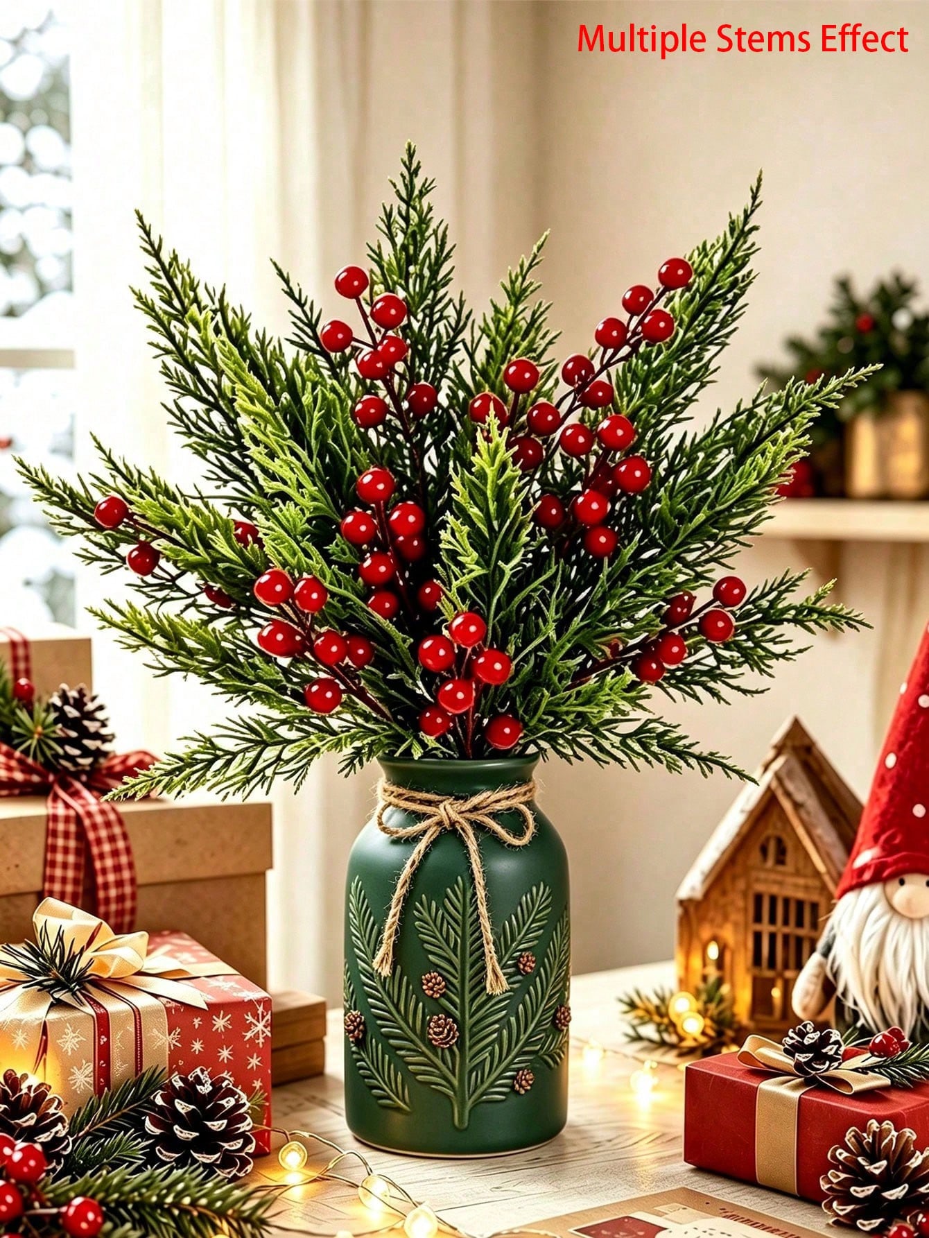 20 buah Ranting Pinus Buatan d - Christmas Tree Artificial ulasan dan harga