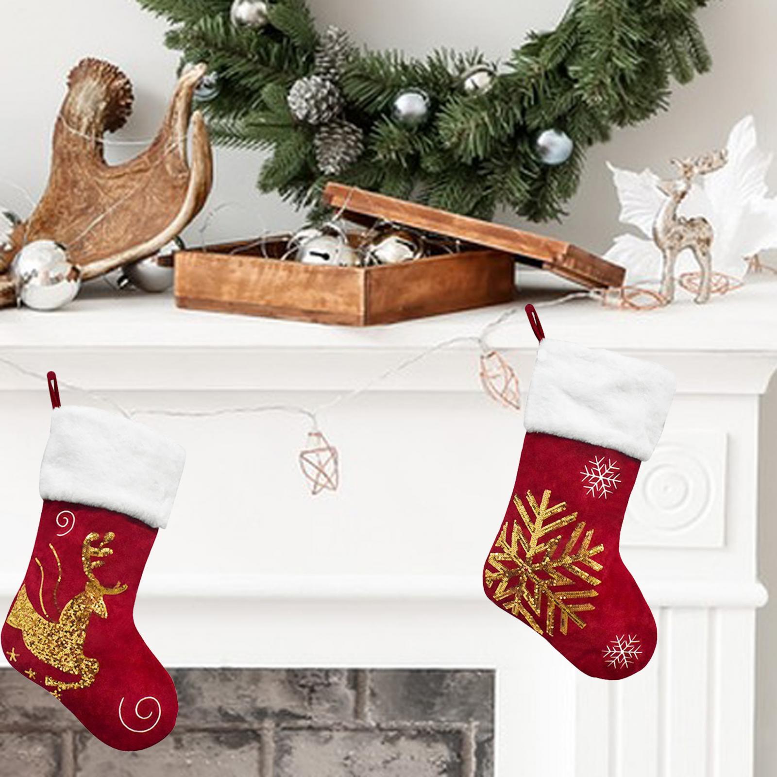 Stoking Natal Hiasan Gantung P - Christmas Stocking Hanging ulasan dan harga